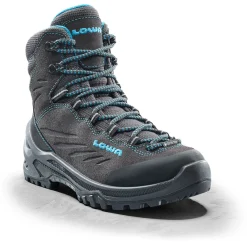 LOWA Boots CADIN GTX MID JUNIOR - ANTHRACITE/TURQUOISE Discount