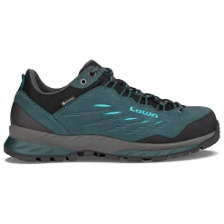 LOWA Boots DELAGO GTX LO WS - PETROL/AQUAMARINE Best