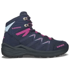 LOWA Boots INNOX PRO GTX MID JUNIOR - NAVY/BERRY Clearance