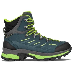 LOWA Boots RANDIR GTX MID - BLUE/LIME