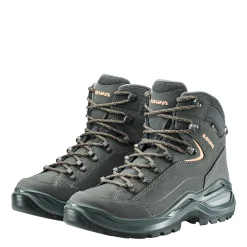 LOWA Boots RENEGADE EVO GTX MID WS - Graphite/Rose Clearance